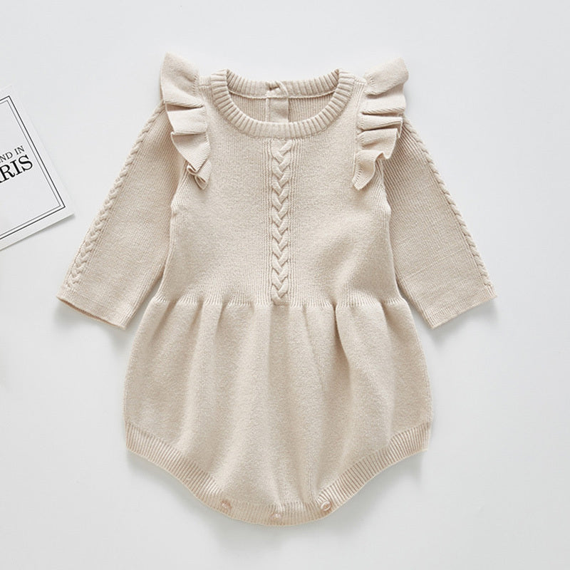 Baby cotton romper, baby girl