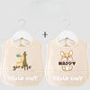 Cartoon Pattern Waterproof Baby Eating Bib Gown for Children Button Closure Food Supplement OEM Service Available