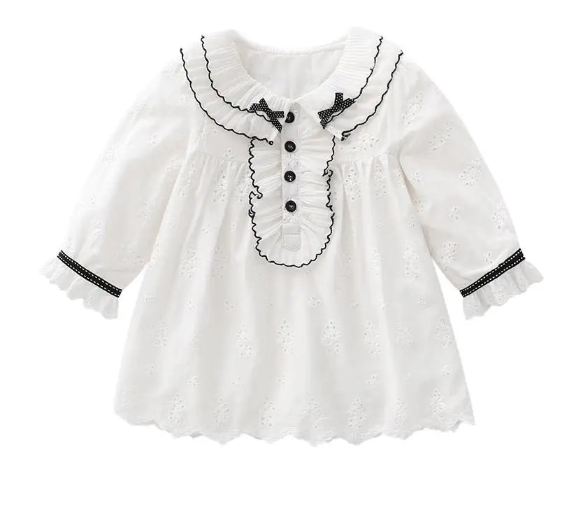 Baby Girl Dress Spring Autumn Infant Baptismal Dresses Children Birthday Party Fashion Clothing Kids Girls Casual Vestidos