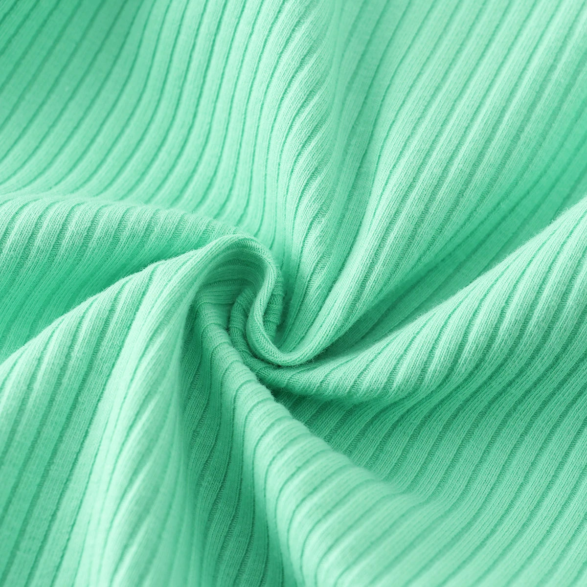 Candy ruffle onesie, newborn girl