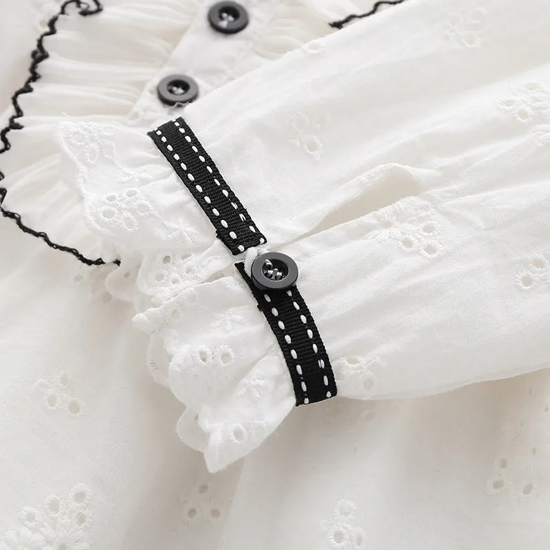 Baby Girl Dress Spring Autumn Infant Baptismal Dresses Children Birthday Party Fashion Clothing Kids Girls Casual Vestidos