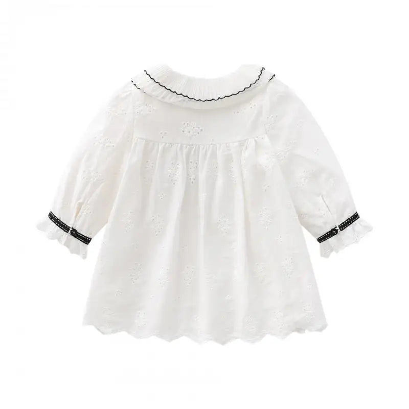 Baby Girl Dress Spring Autumn Infant Baptismal Dresses Children Birthday Party Fashion Clothing Kids Girls Casual Vestidos