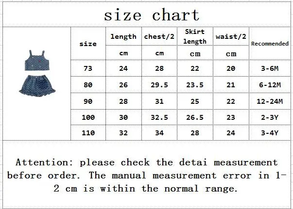 Baby Clothes Summer Female Baby Fashion Trend Cowboy Set Love Cowboy Strap Top Short Skirt Two Piece Set