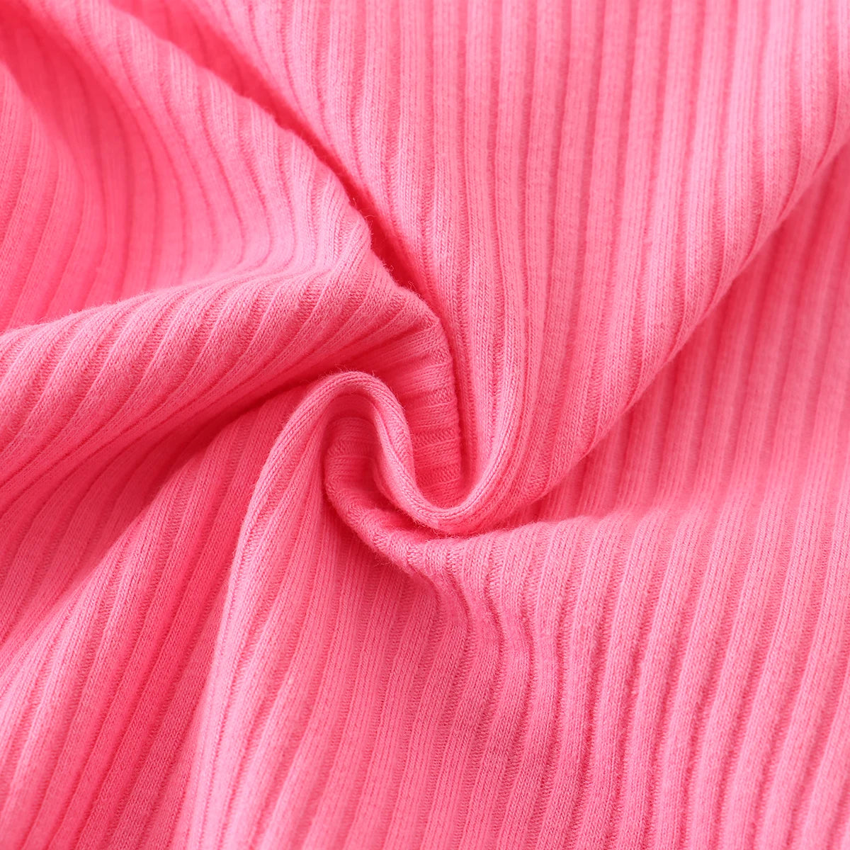 Candy ruffle onesie, newborn girl