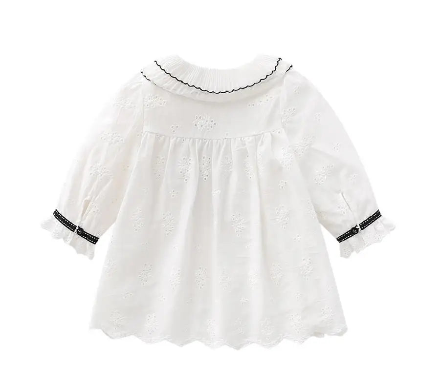 Baby Girl Dress Spring Autumn Infant Baptismal Dresses Children Birthday Party Fashion Clothing Kids Girls Casual Vestidos