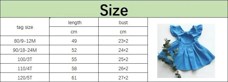 Summer Infant Girls Dress Flying sleeve Cotton Linen Newborn Baby Girls Princess Dress Kids Party Dresses
