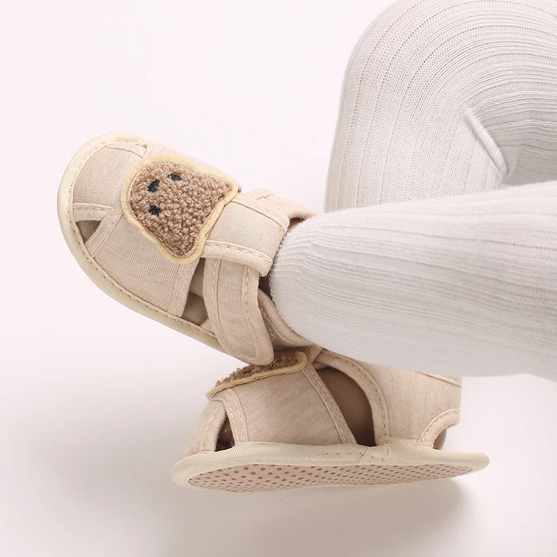 Cute Bear Soft Sole Comfortable Sandals for Infants and Toddlers