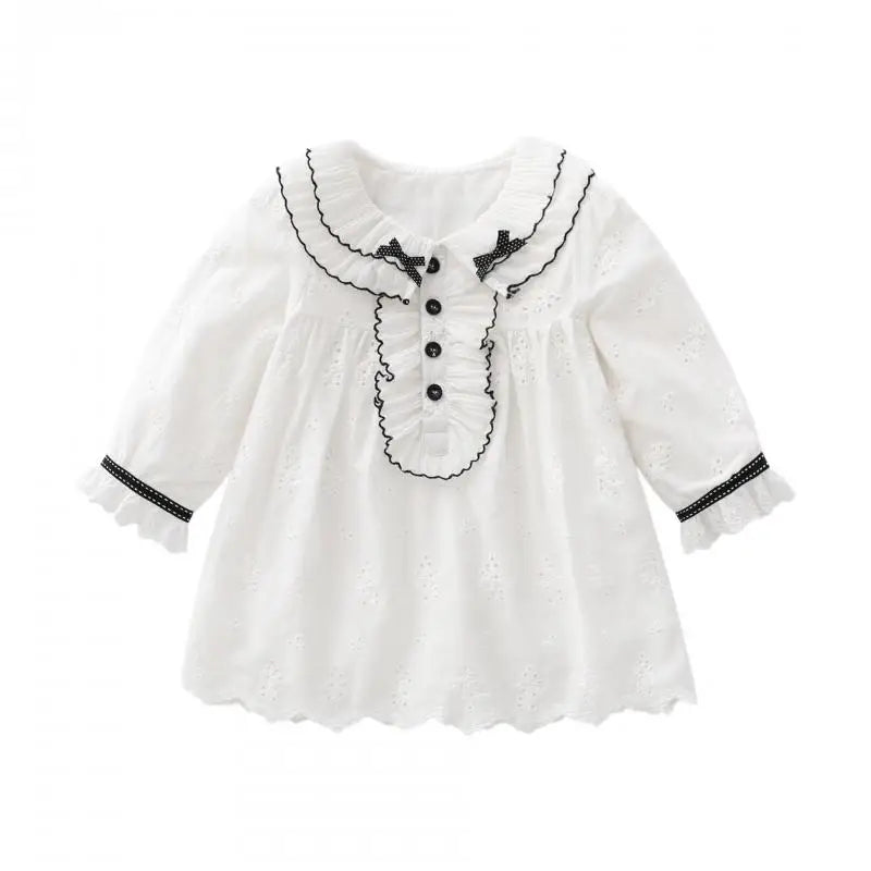 Baby Girl Dress Spring Autumn Infant Baptismal Dresses Children Birthday Party Fashion Clothing Kids Girls Casual Vestidos