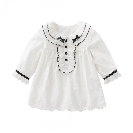 Baby Girl Dress Spring  Autumn Infant Baptismal Dresses Children Birthday Party Fashion Clothing Kids Girls Casual Vestidos