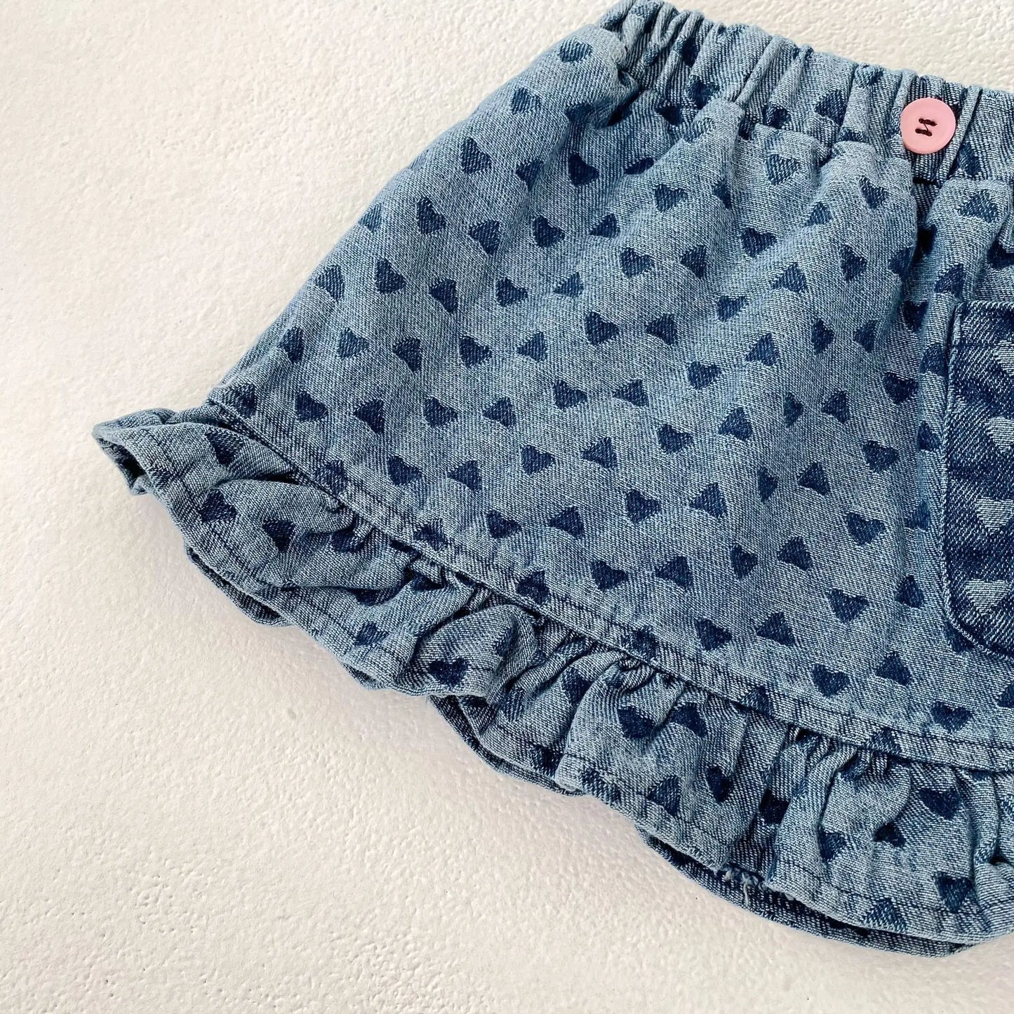 Baby Clothes Summer Female Baby Fashion Trend Cowboy Set Love Cowboy Strap Top Short Skirt Two Piece Set