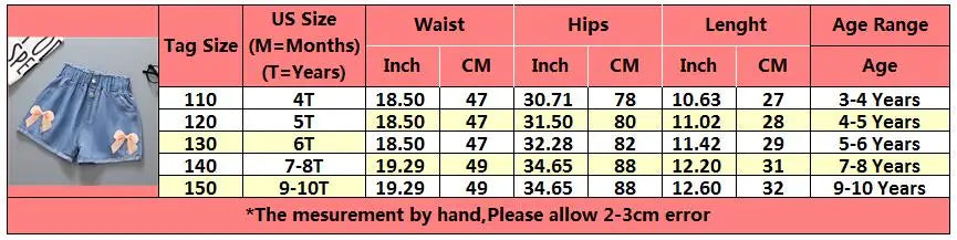 2024 New Summer Girls Cool Cute Denim Clothing Shorts Pants Jeans Clothes Children Girls Casual Short Trousers Infant Bottoms