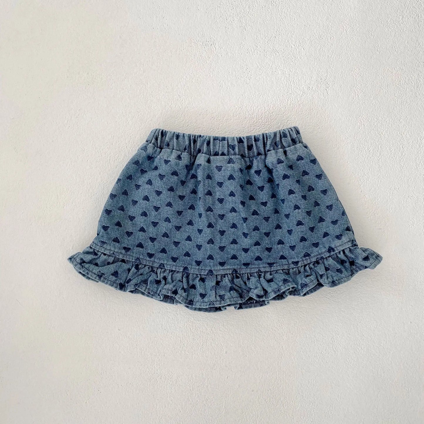 Baby Clothes Summer Female Baby Fashion Trend Cowboy Set Love Cowboy Strap Top Short Skirt Two Piece Set