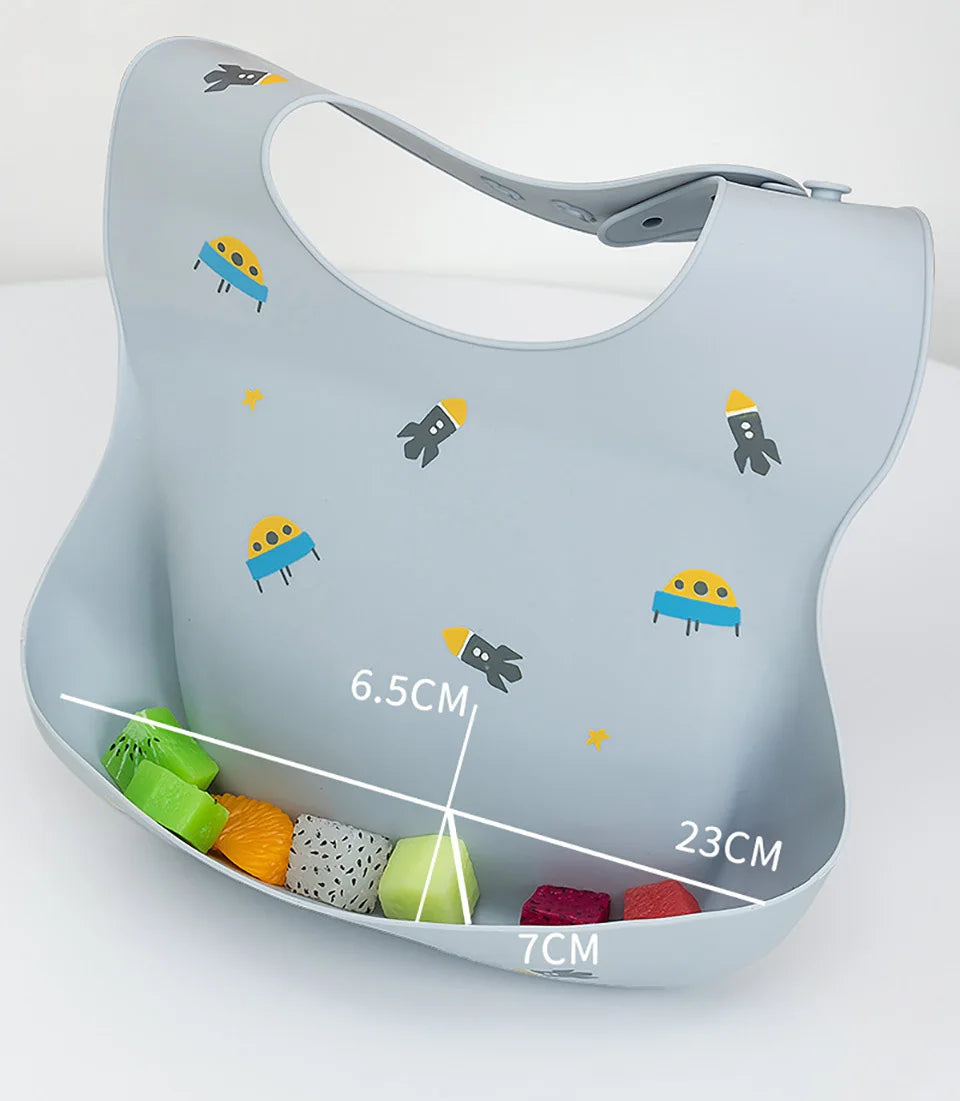 Baby Bibs Waterproof Soft Silicone