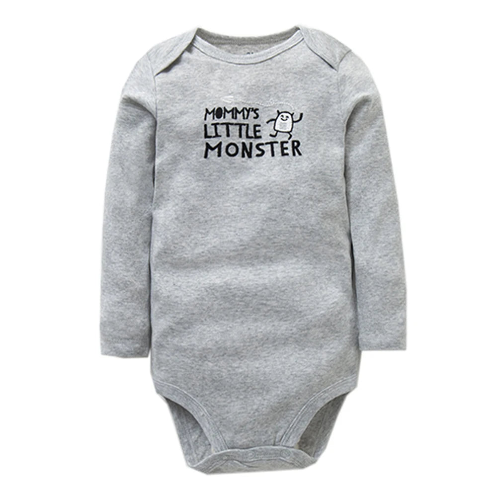 3/4/5PCS Baby Boys Girls Bodysuits Long Sleeve Stripe 100% Cotton Baby Clothes 0-24 Month Newborn Body Bebe Jumpsuit Clothing