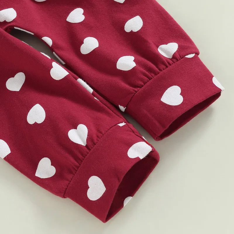 Heart Long Sleeves Top and Pant