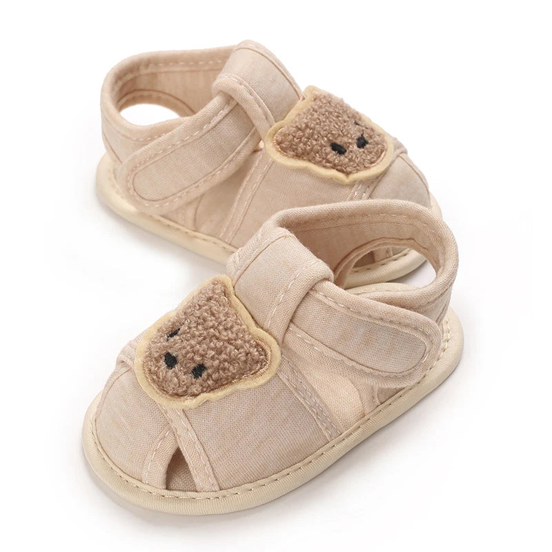 Cute Bear Soft Sole Comfortable Sandals for Infants and Toddlers
