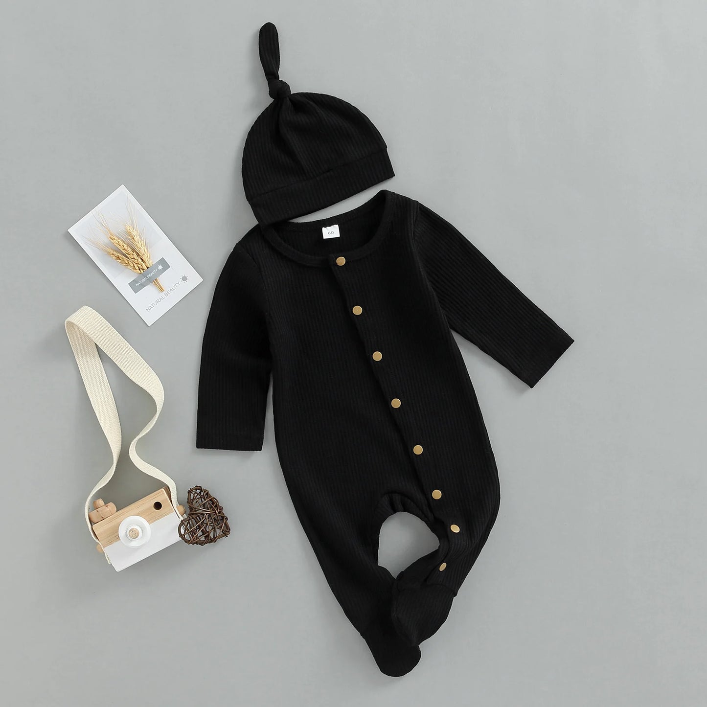 Cartoon Jumpsuit with Built in Socks