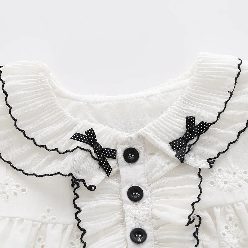 Baby Girl Dress Spring Autumn Infant Baptismal Dresses Children Birthday Party Fashion Clothing Kids Girls Casual Vestidos