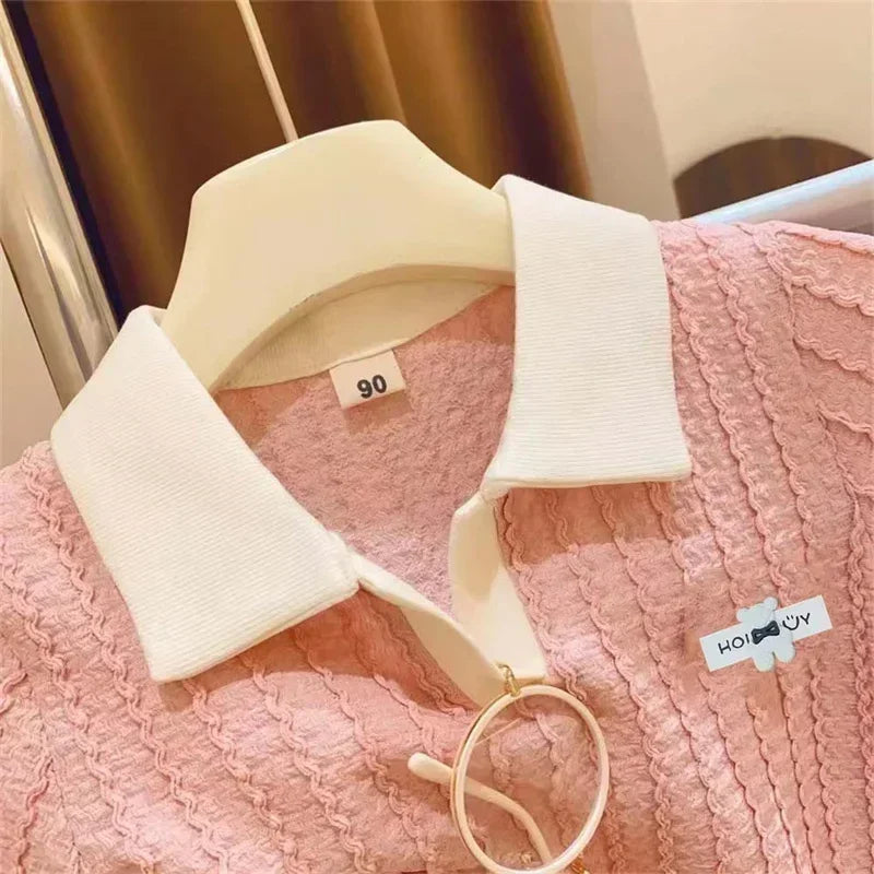 Pink Dreamy Blouse and Skirt Set