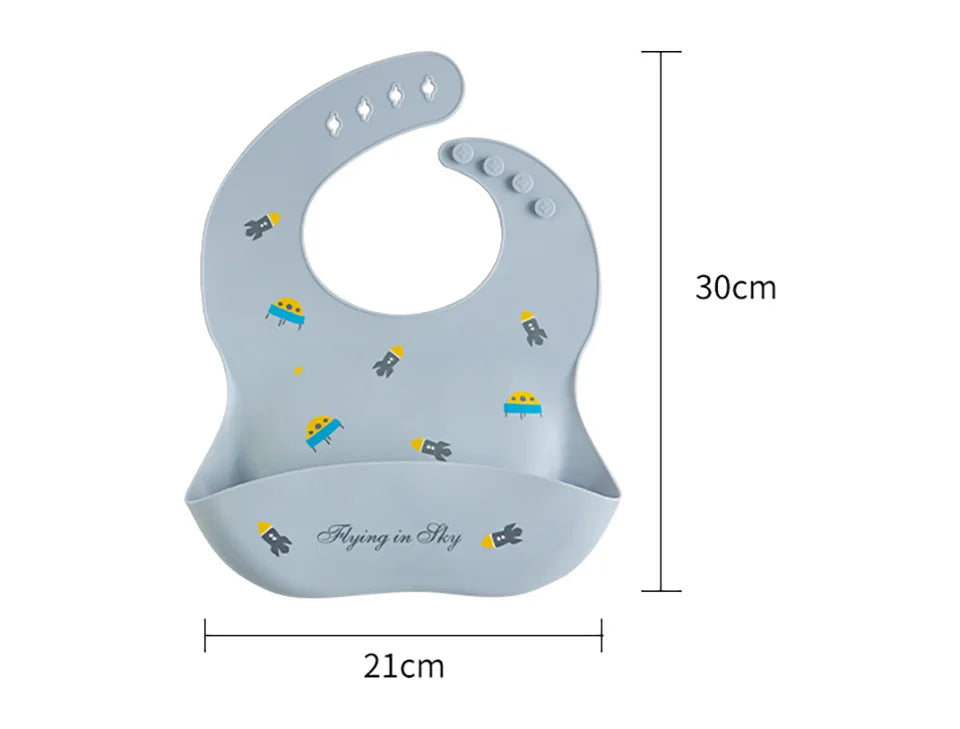 Baby Bibs Waterproof Soft Silicone