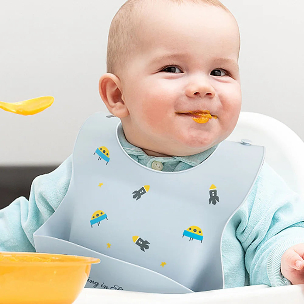 Baby Bibs Waterproof Soft Silicone