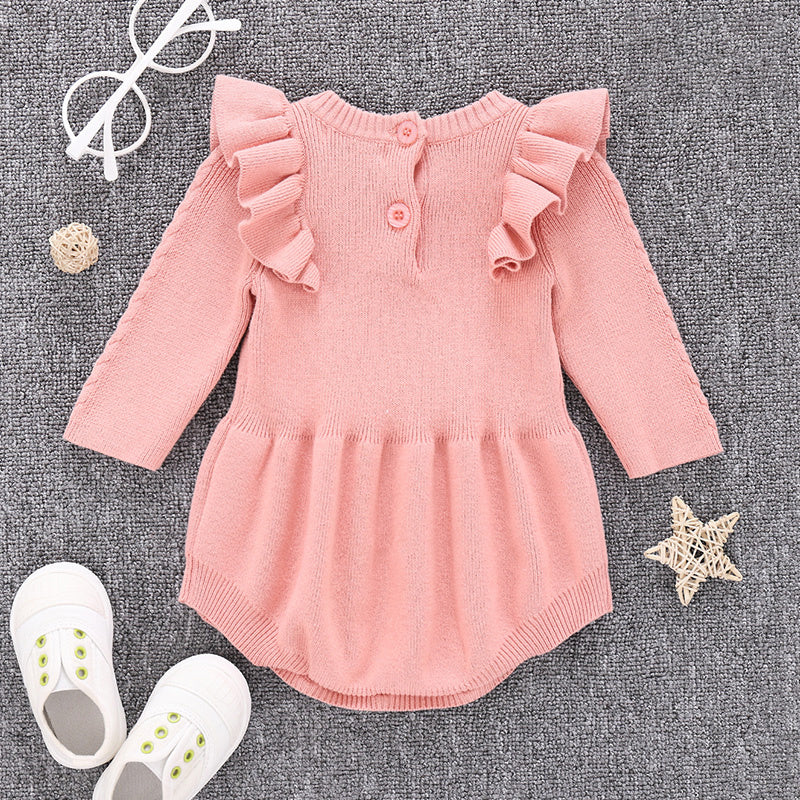 Baby cotton romper, baby girl