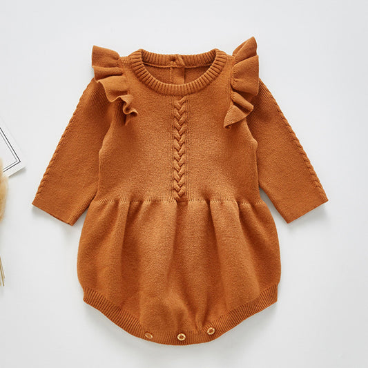 Baby cotton romper, baby girl