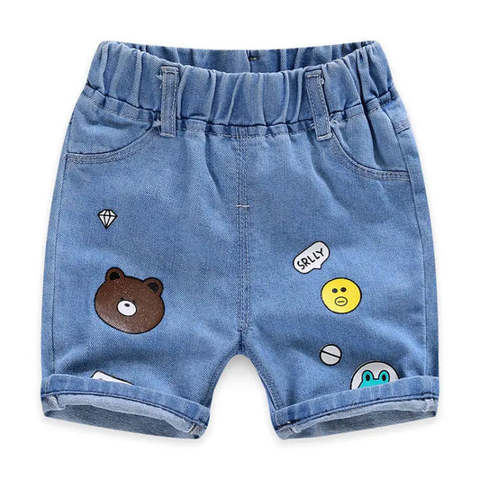 2022 New Fashion Design Toddler Trousers Pants Boy Jeans Kids Summer Casual Cool Boy Denim Shorts