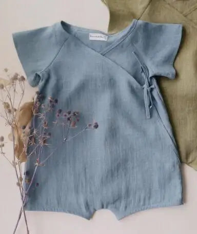 Linen Cotton Baby Boys Rompers Summer
