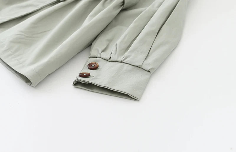 trenchcoat style jacket