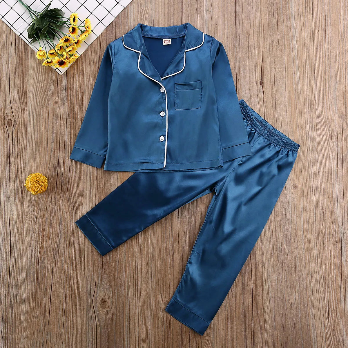 Satin Autumn Winter Pajamas
