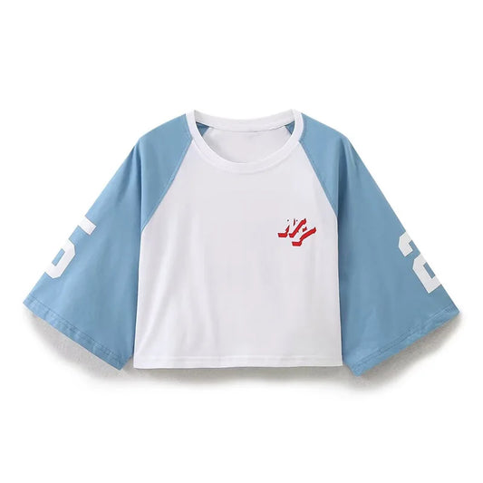 ZATRHMBM Women's 2024 New Fashion Round Neck Long Sleeve Shirt Retro Casual Elegant Blouse Blusas Chic Top