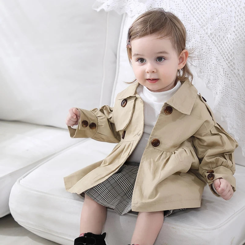 trenchcoat style jacket