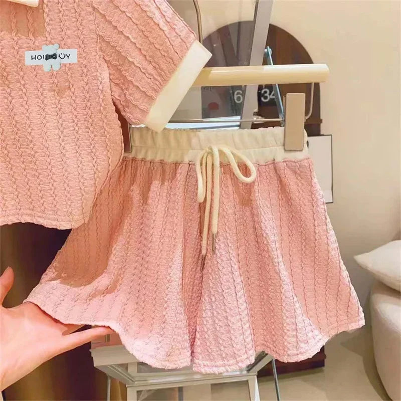 Pink Dreamy Blouse and Skirt Set