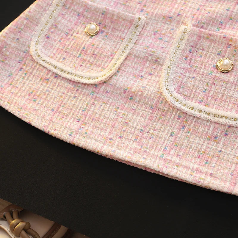 1-5Y New Spring Autumn Dresses For Baby Girls  Cute Bow Mesh Plaid Long Sleeve Princess Dress
