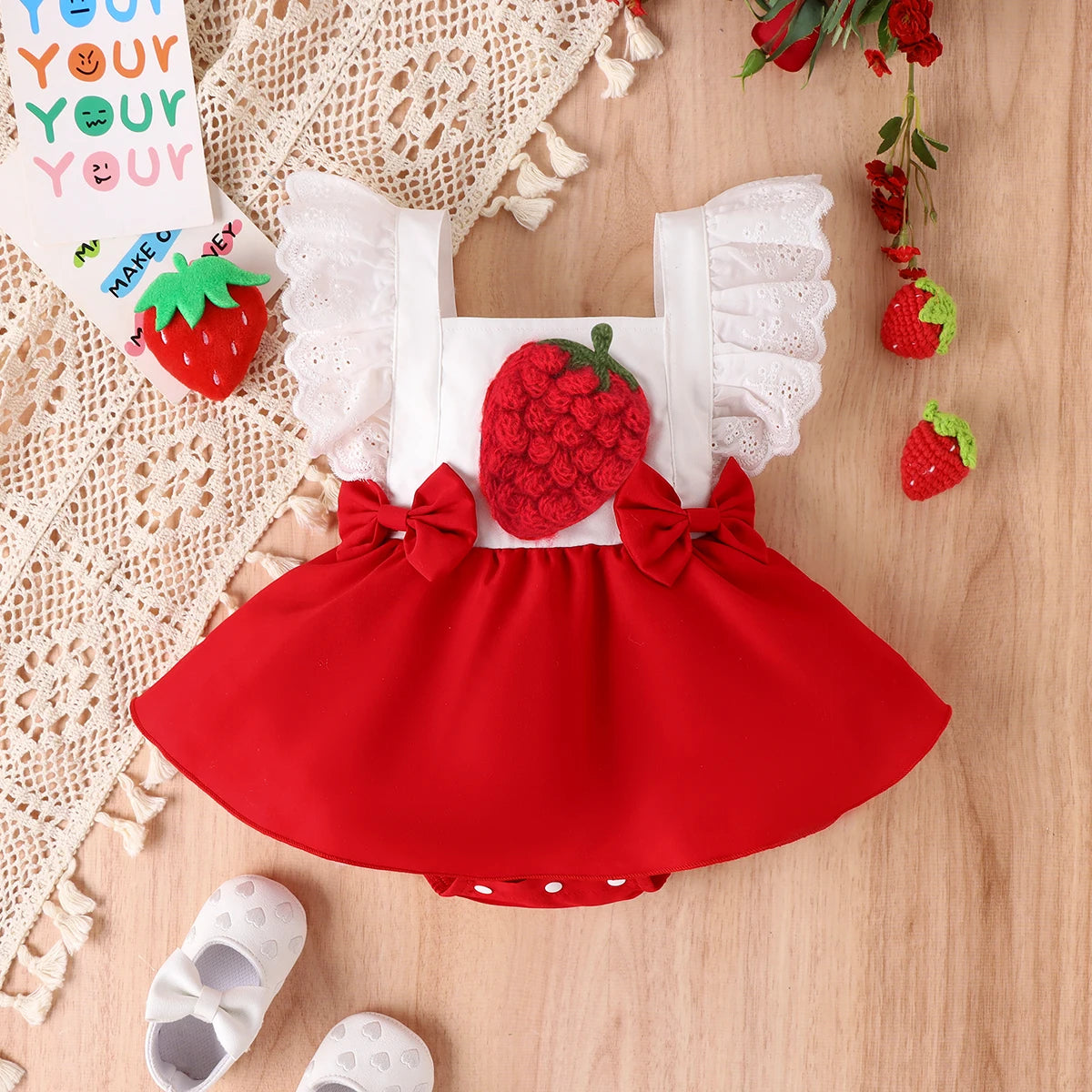 3D Strawberry Dress