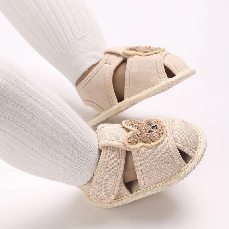 Cute Bear Soft Sole Comfortable Sandals for Infants and Toddlers