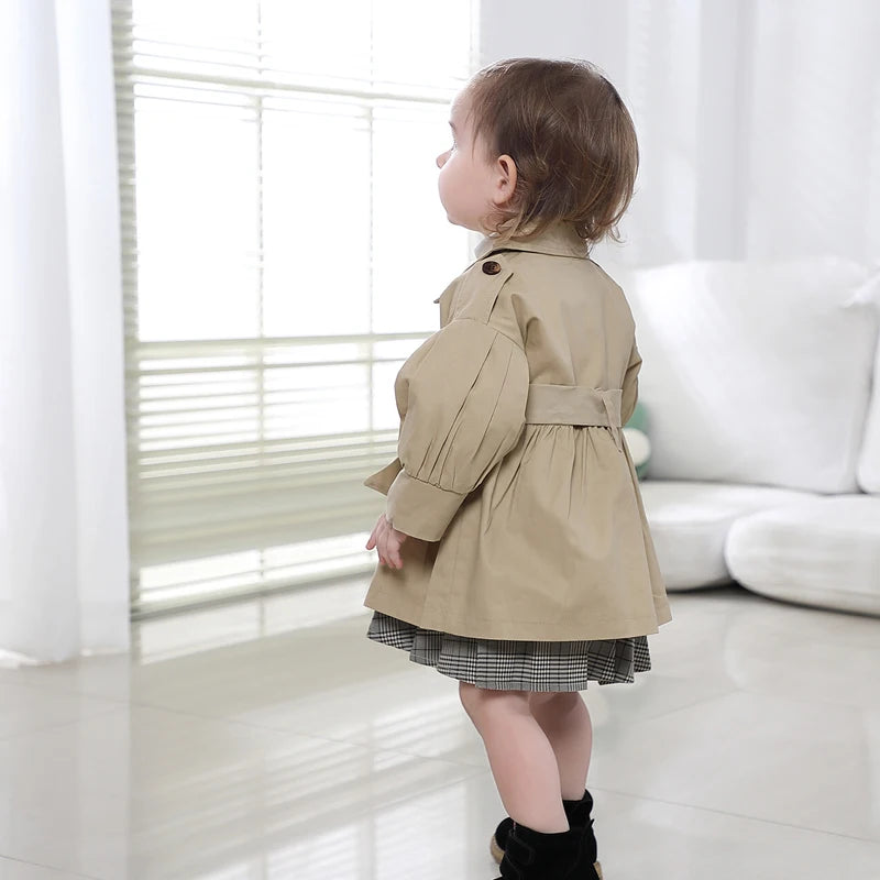 trenchcoat style jacket