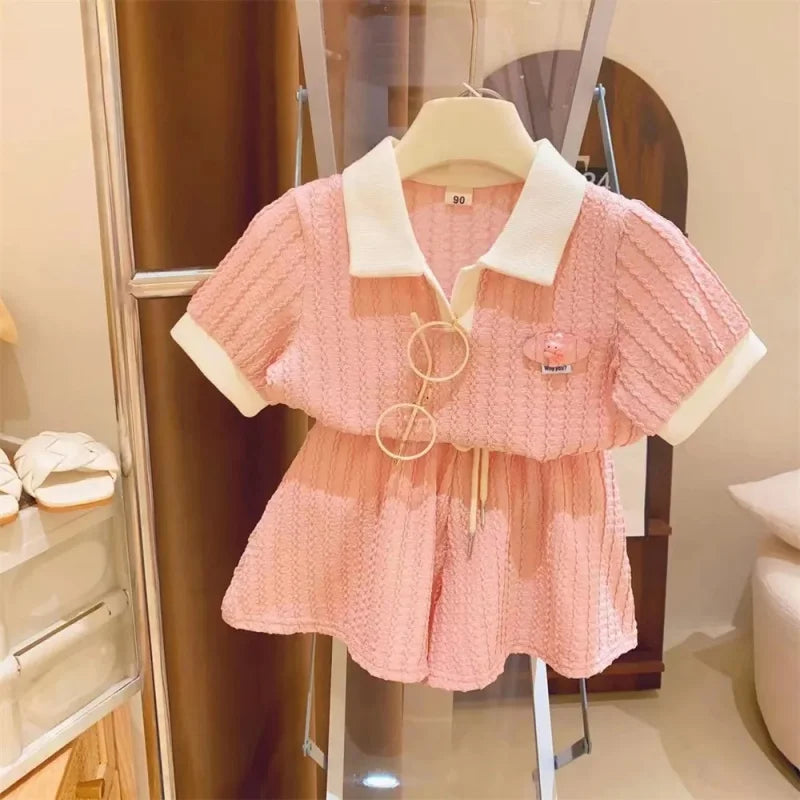 Pink Dreamy Blouse and Skirt Set