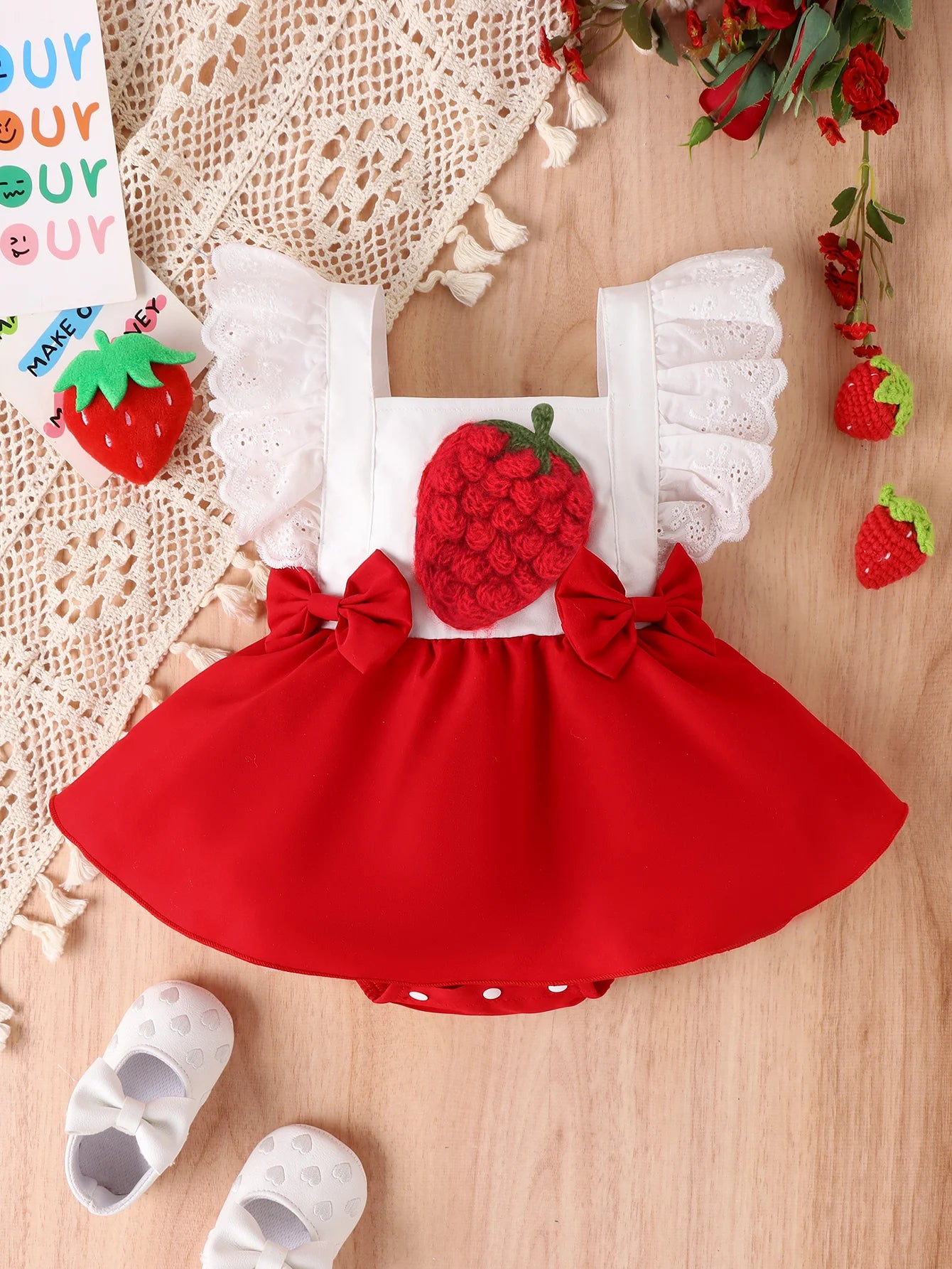 3D Strawberry Dress