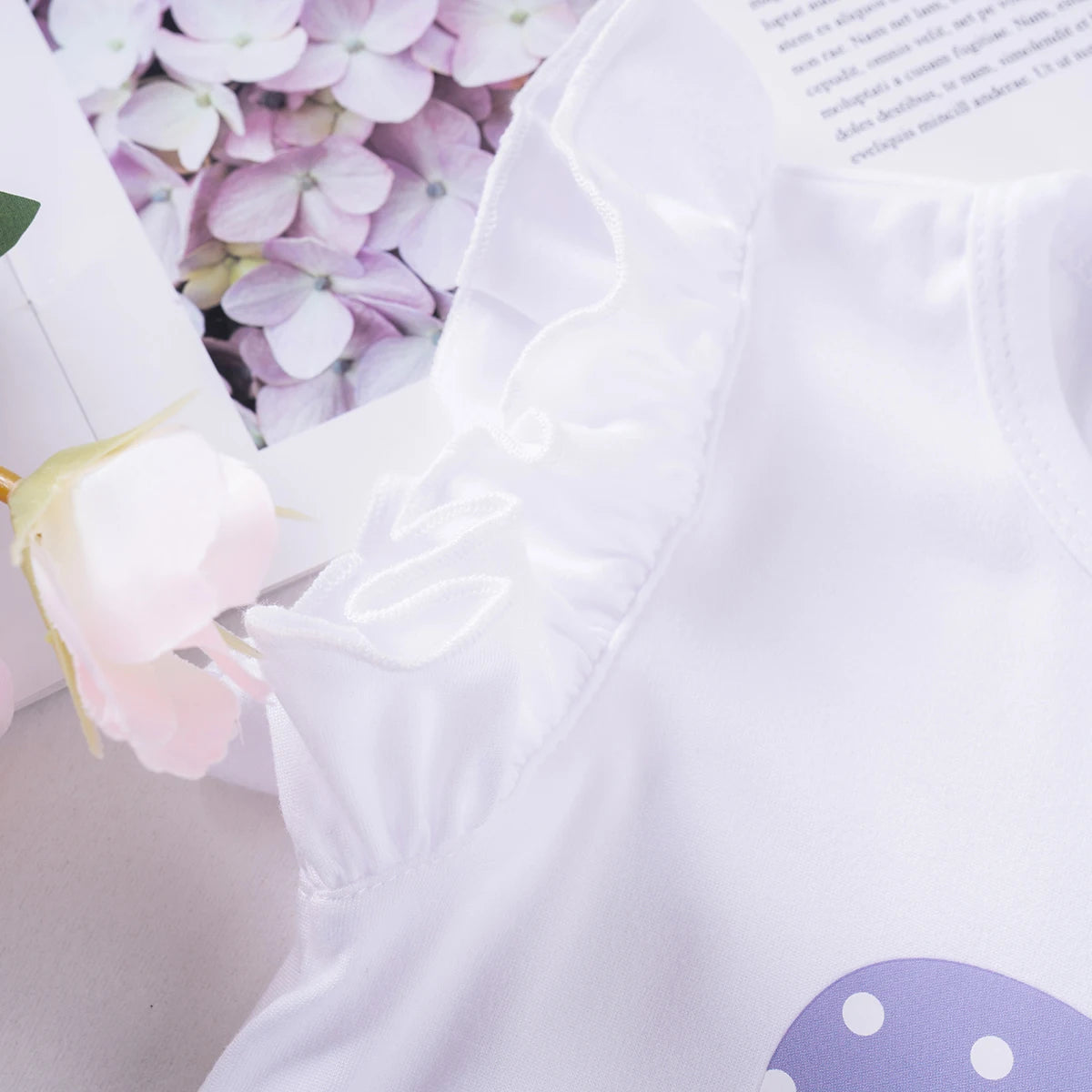 Summer Girls Fly Sleeve Short Sleeve Shorts Girls Two-piece Fashion Suit Cute Sweet Summer Suit