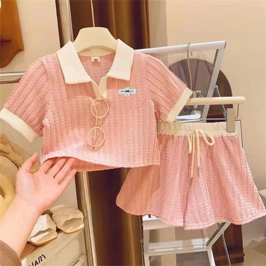 Pink Dreamy Blouse and Skirt Set