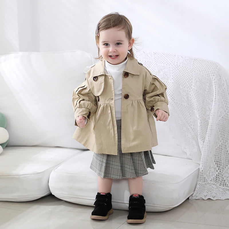 trenchcoat style jacket