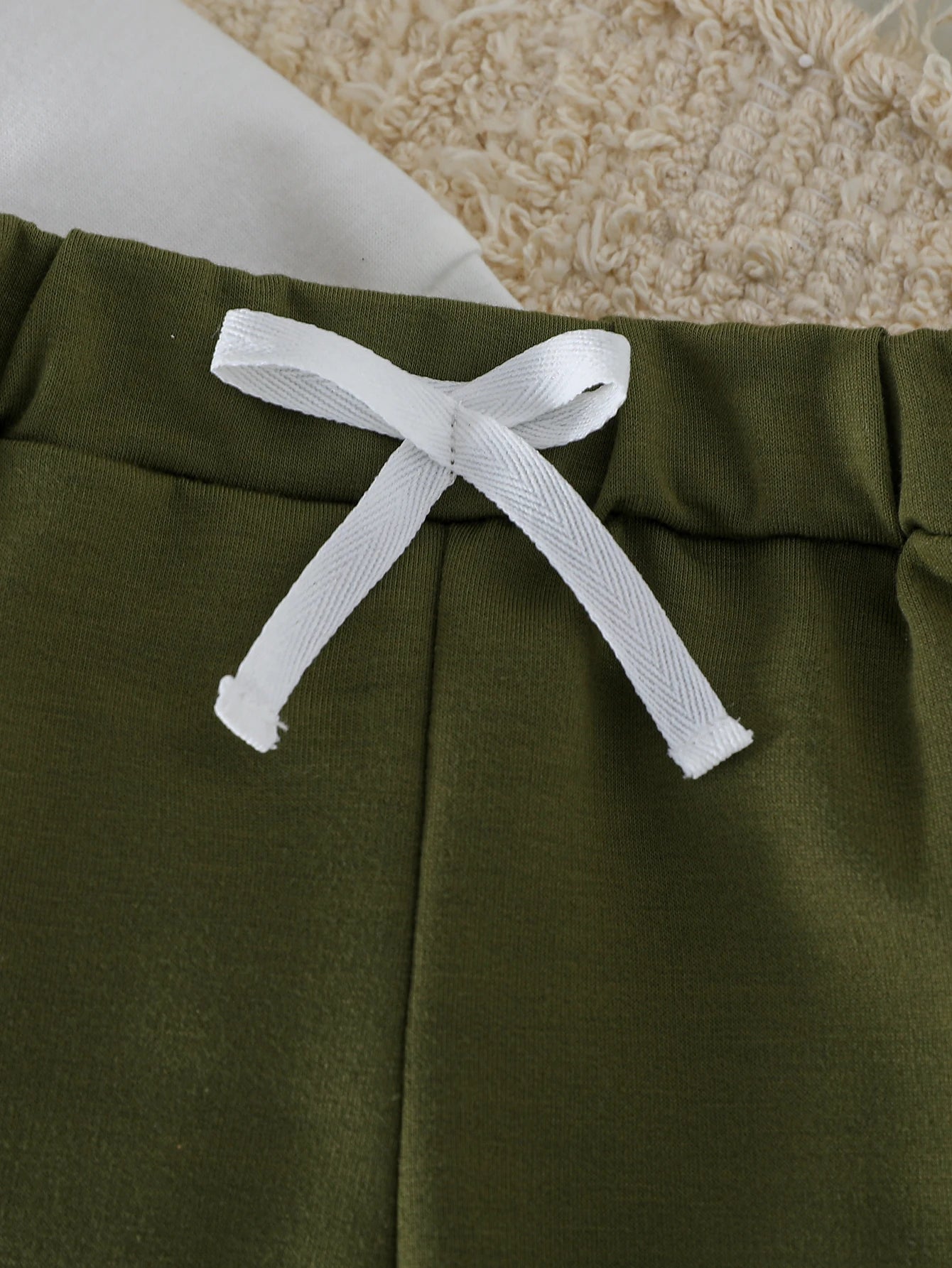 Contrast Color Pant Sets, Casual